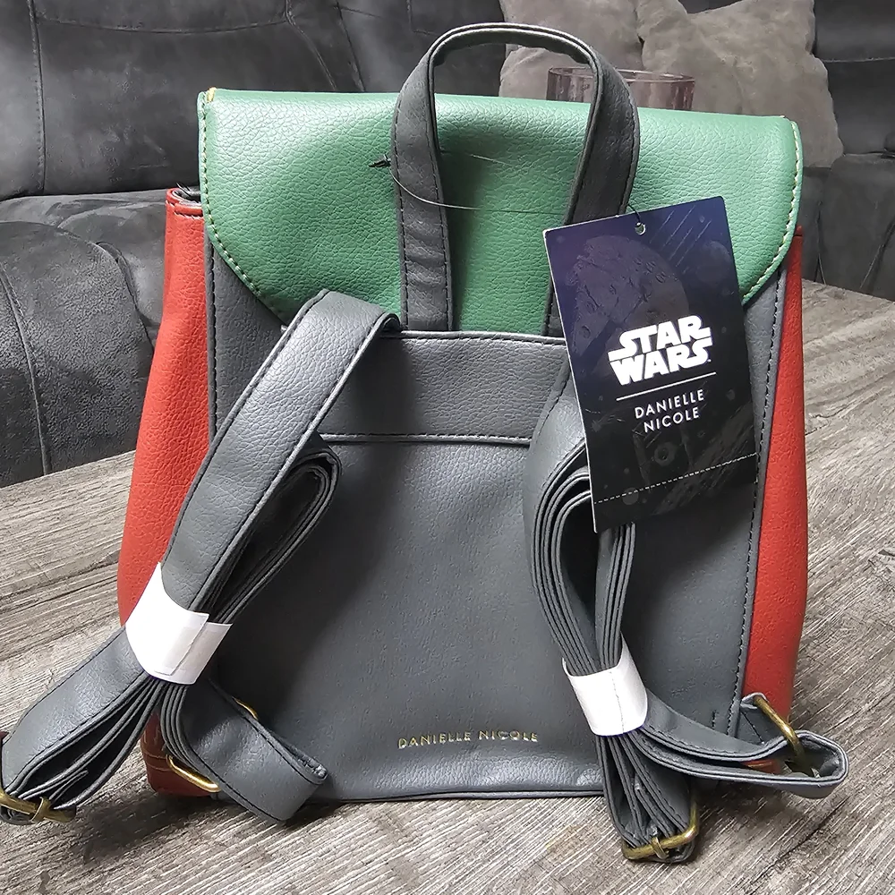 Disney Star Wars Danielle Nicole Boba FetStar Wars Green, Red, and Gray Backpack